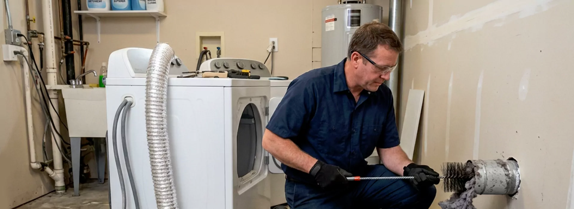 Clogged Dryer Vent Repair in New Braunfels, Texas