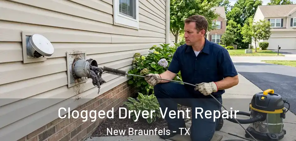  Clogged Dryer Vent Repair New Braunfels - TX
