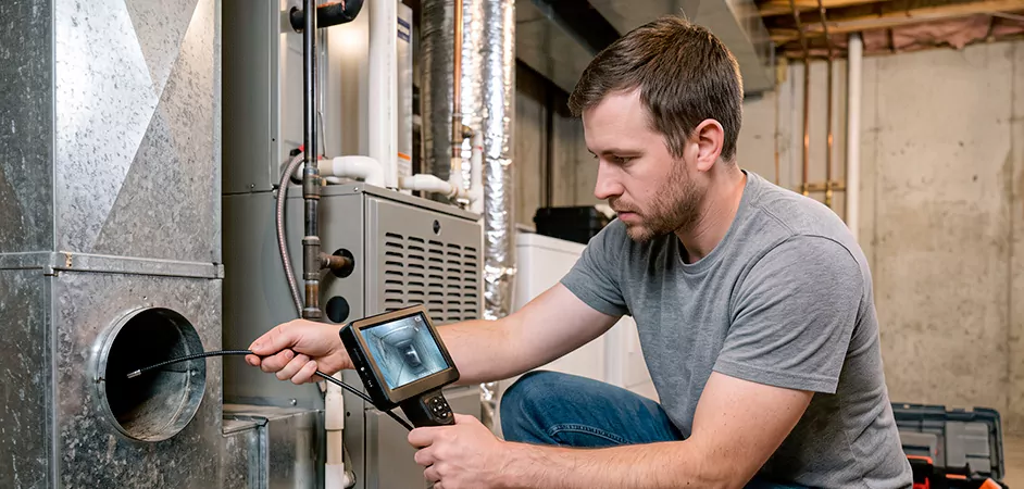 Air Duct Camera Inspection in New Braunfels, TX