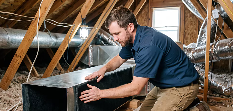 Acoustic Duct Liner Installation in New Braunfels