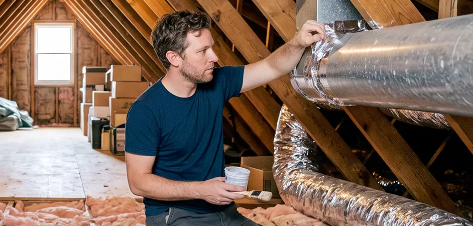 Duct Board Leak Repair in New Braunfels
