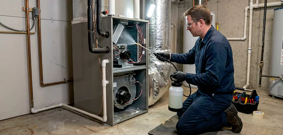 Air Handler Antimicrobial Treatment in New Braunfels