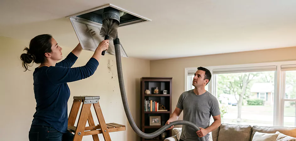 Roof and Wall Exhaust Cap Cleaning in New Braunfels